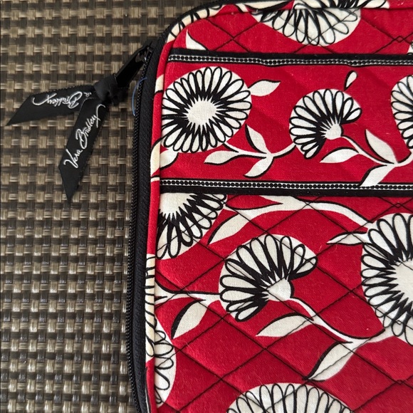 Vera Bradley Red Floral Quilted Cosmetic Pouch - Picture 2 of 5